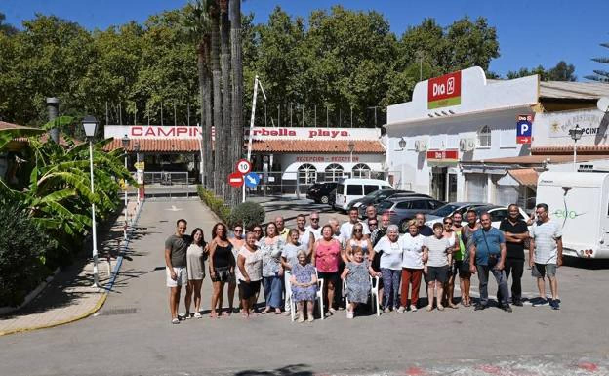 Longterm residents fight for right to stay as Marbella Playa campsite